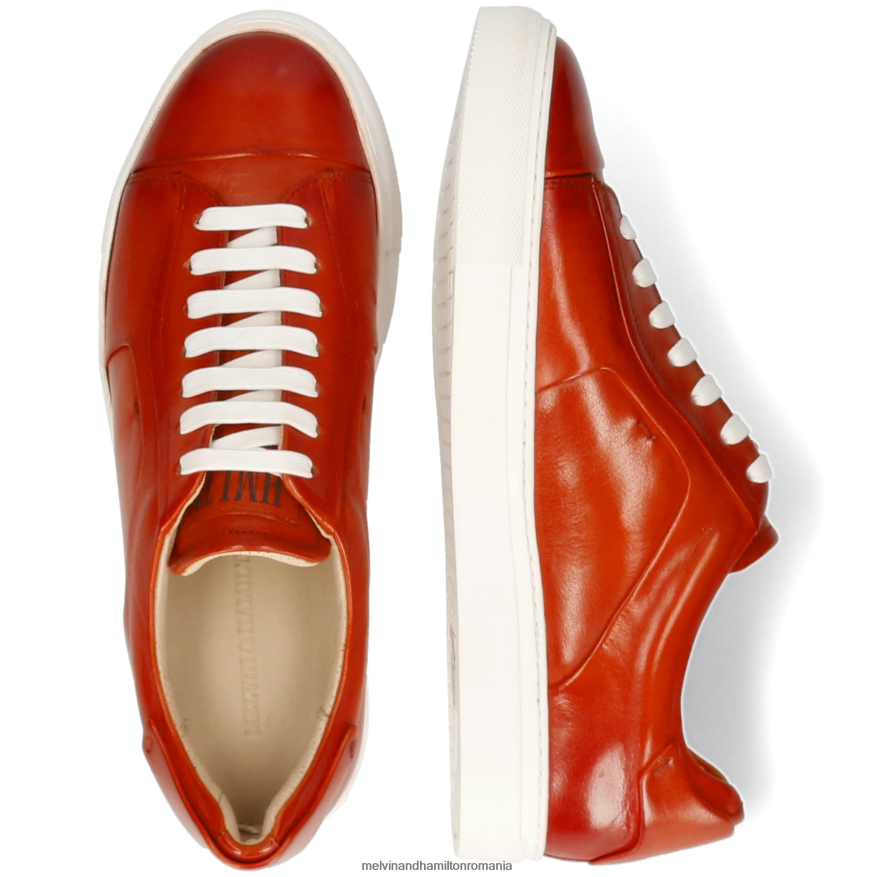 bărbați Melvin & Hamilton Harvey 107 portocale adidași 2R24J4577
