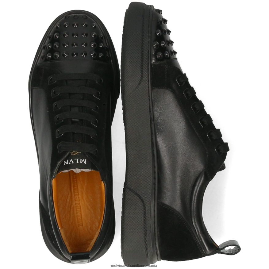bărbați Melvin & Hamilton Harvey 12 negru adidași 2R24J4598
