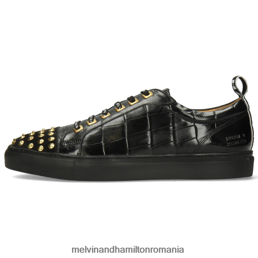 bărbați Melvin & Hamilton Harvey 12 negru adidași 2R24J4612