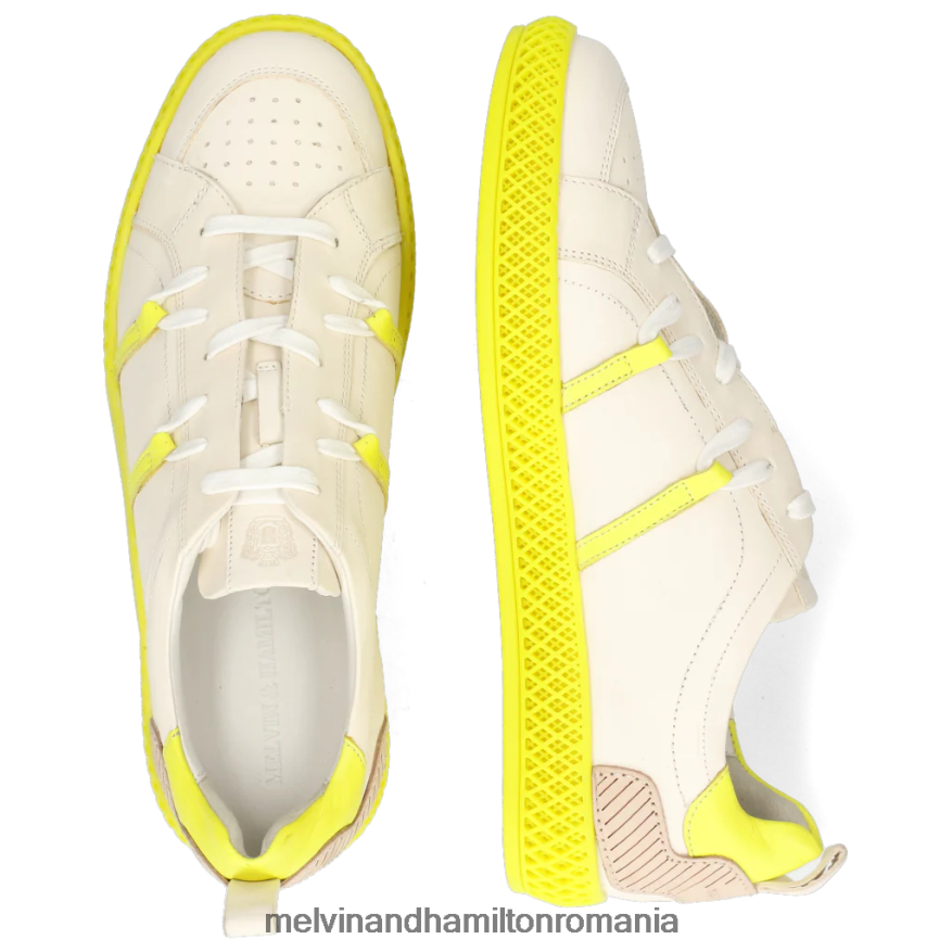 bărbați Melvin & Hamilton Harvey 31 alb adidași 2R24J4654