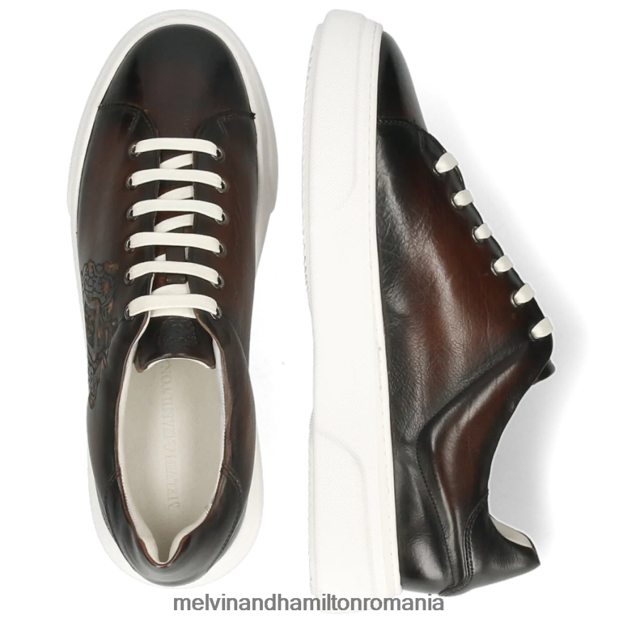 bărbați Melvin & Hamilton Harvey 47 maro adidași 2R24J4641