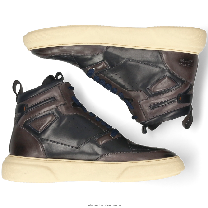 bărbați Melvin & Hamilton Harvey 51 gri adidași 2R24J4599