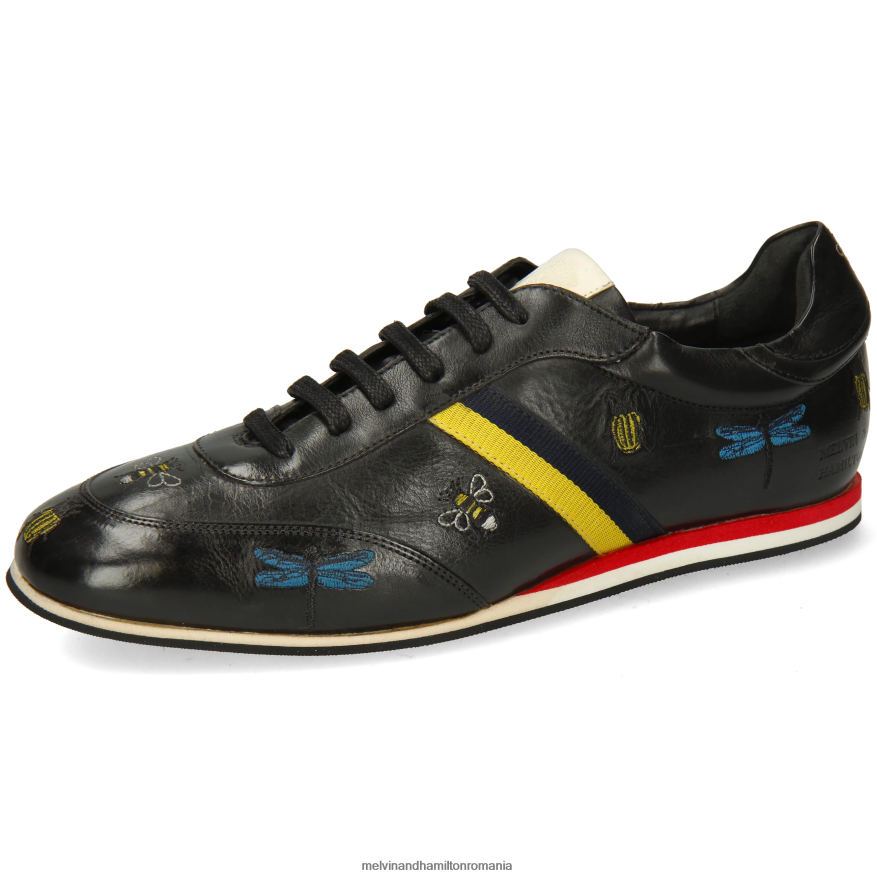bărbați Melvin & Hamilton Pharell 3 negru adidași 2R24J4631