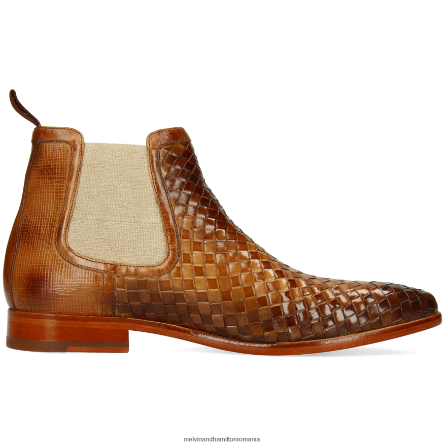 bărbați Melvin & Hamilton Brad 6 maro deschis Botine 2R24J414