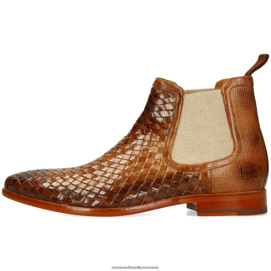 bărbați Melvin & Hamilton Brad 6 maro deschis Botine 2R24J414