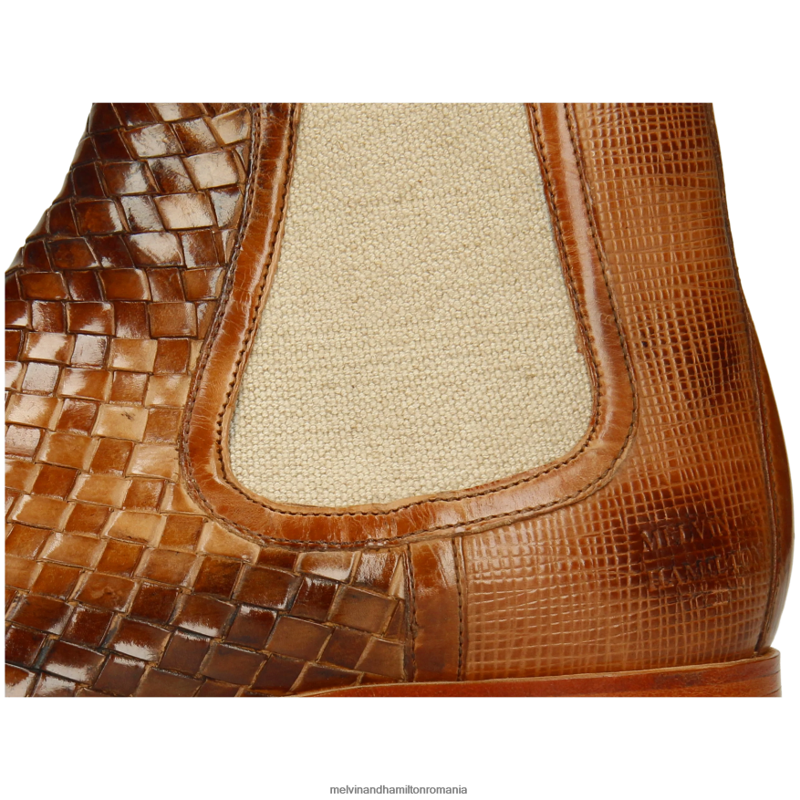 bărbați Melvin & Hamilton Brad 6 maro deschis Botine 2R24J414