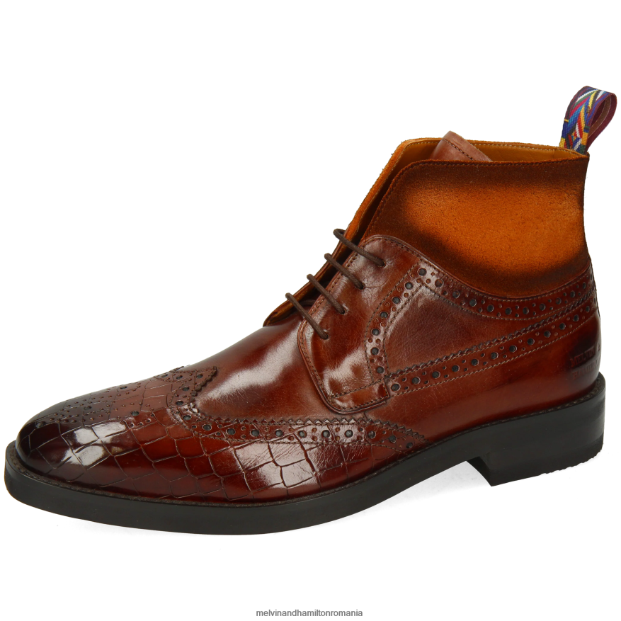 bărbați Melvin & Hamilton Jeff 34 maro Botine 2R24J485