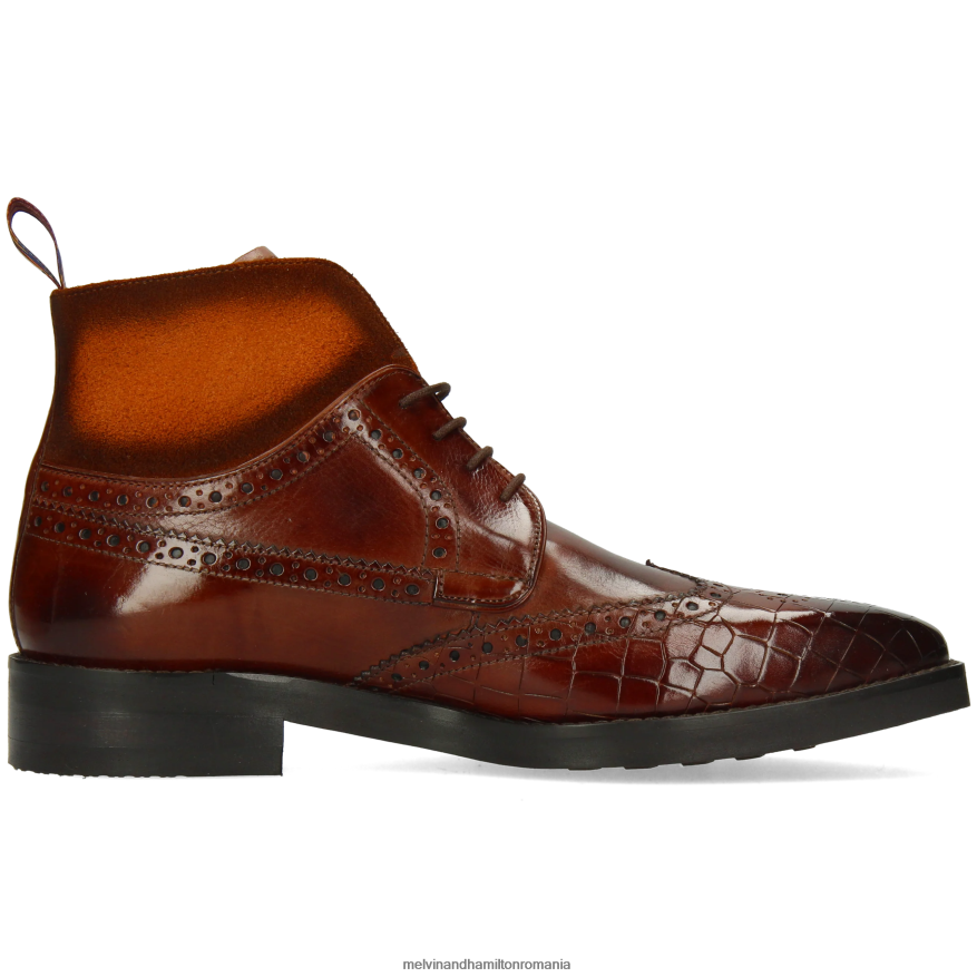 bărbați Melvin & Hamilton Jeff 34 maro Botine 2R24J485