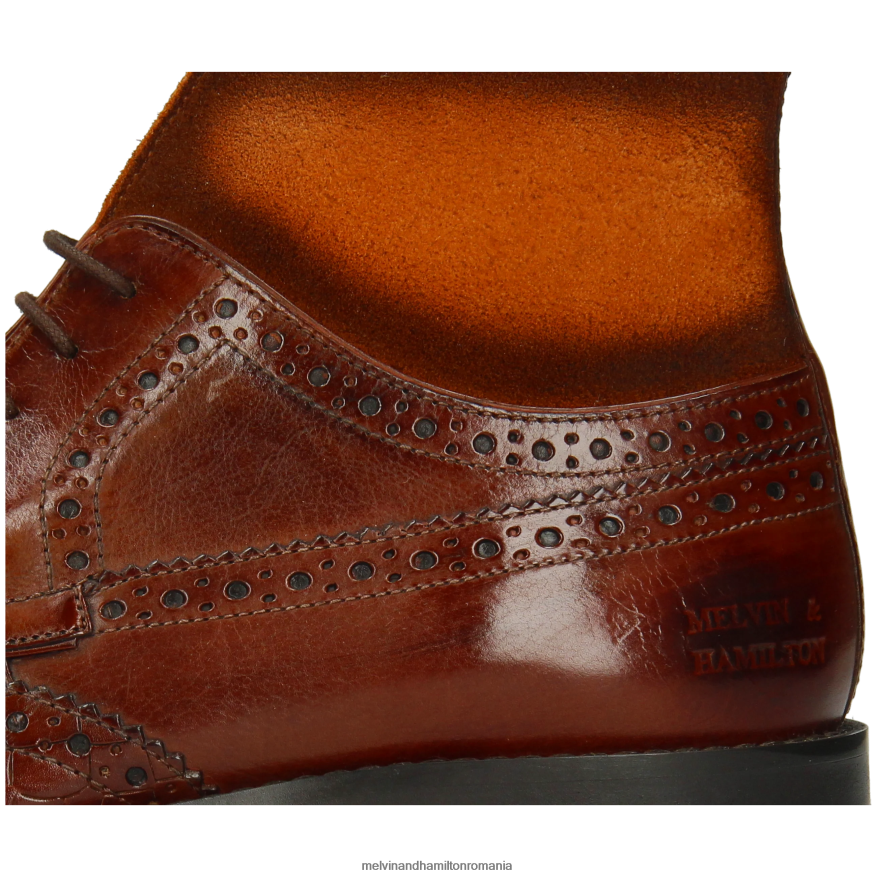 bărbați Melvin & Hamilton Jeff 34 maro Botine 2R24J485