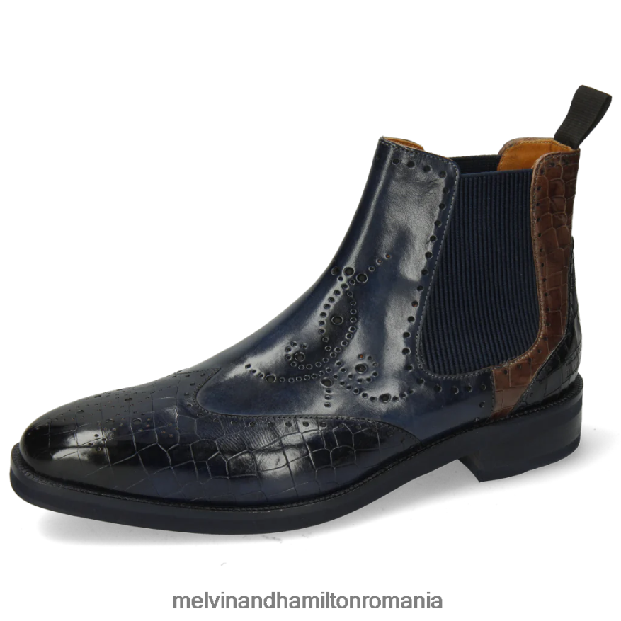 bărbați Melvin & Hamilton Jeff 35 albastru Botine 2R24J4137