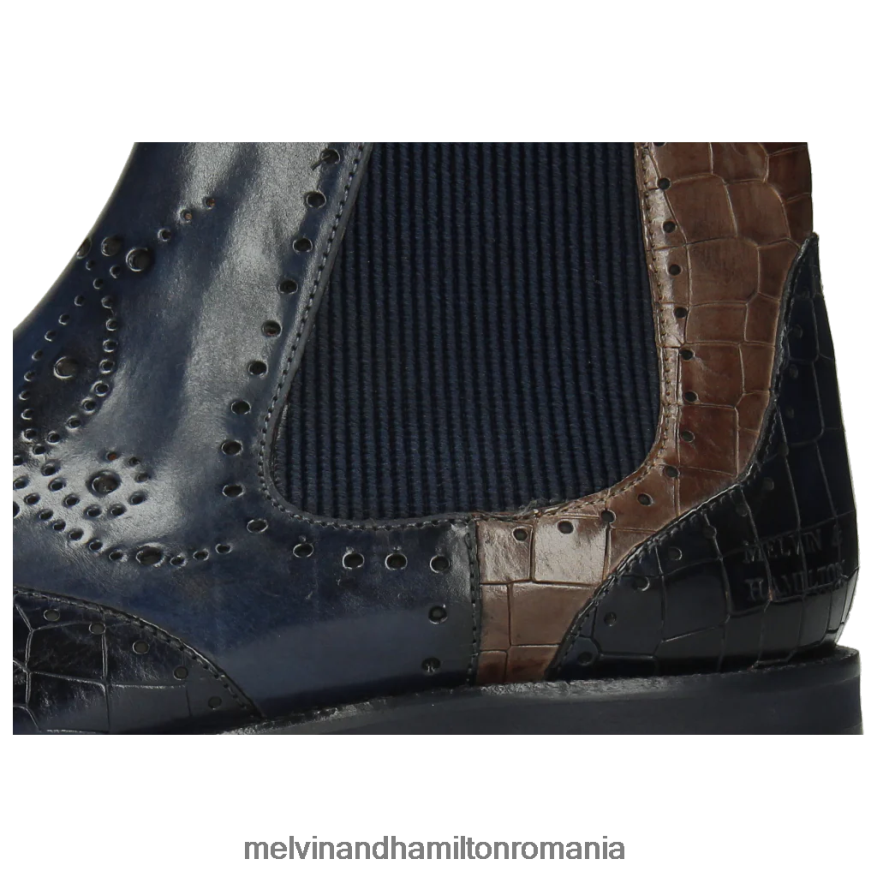 bărbați Melvin & Hamilton Jeff 35 albastru Botine 2R24J4137