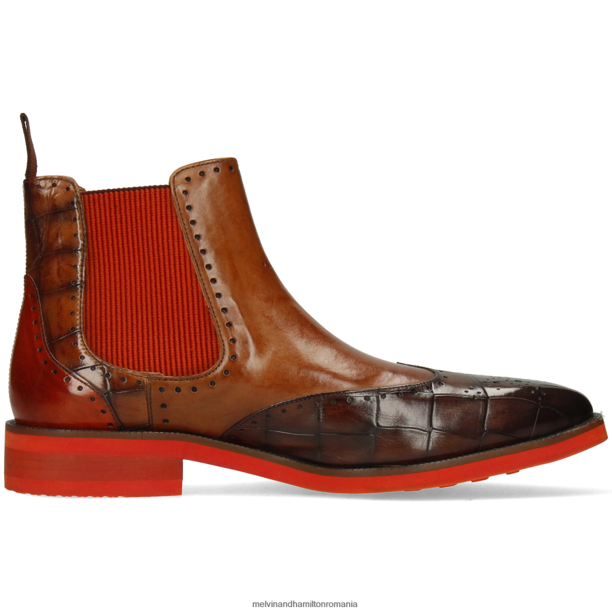 bărbați Melvin & Hamilton Jeff 35 maro Botine 2R24J4124