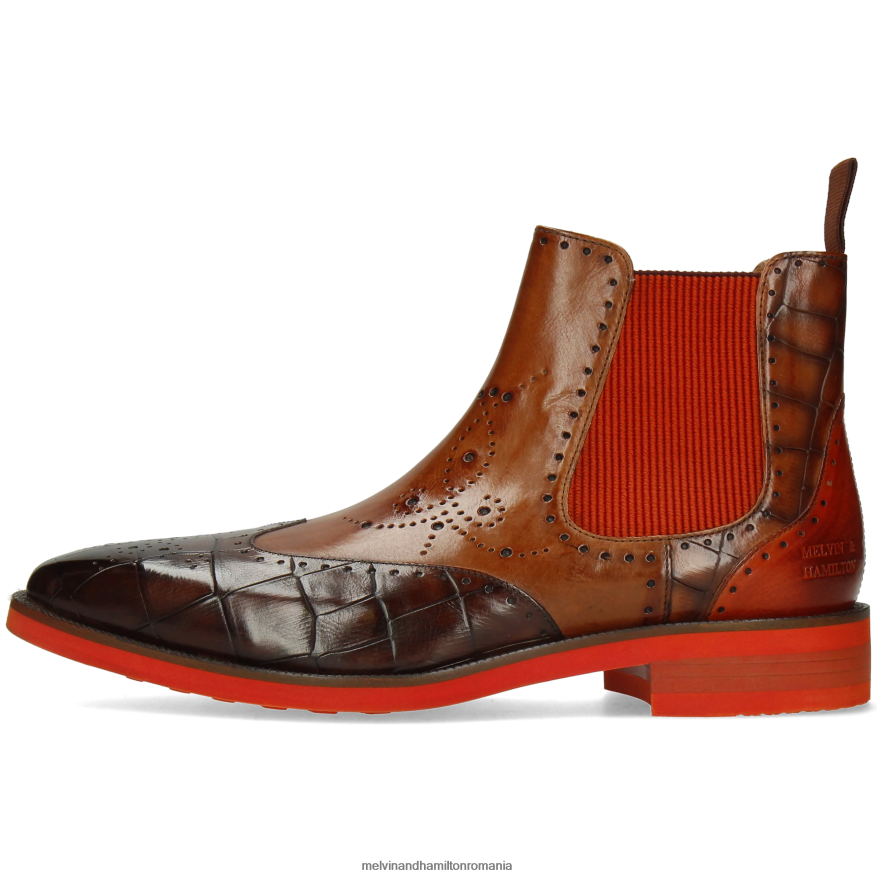 bărbați Melvin & Hamilton Jeff 35 maro Botine 2R24J4124