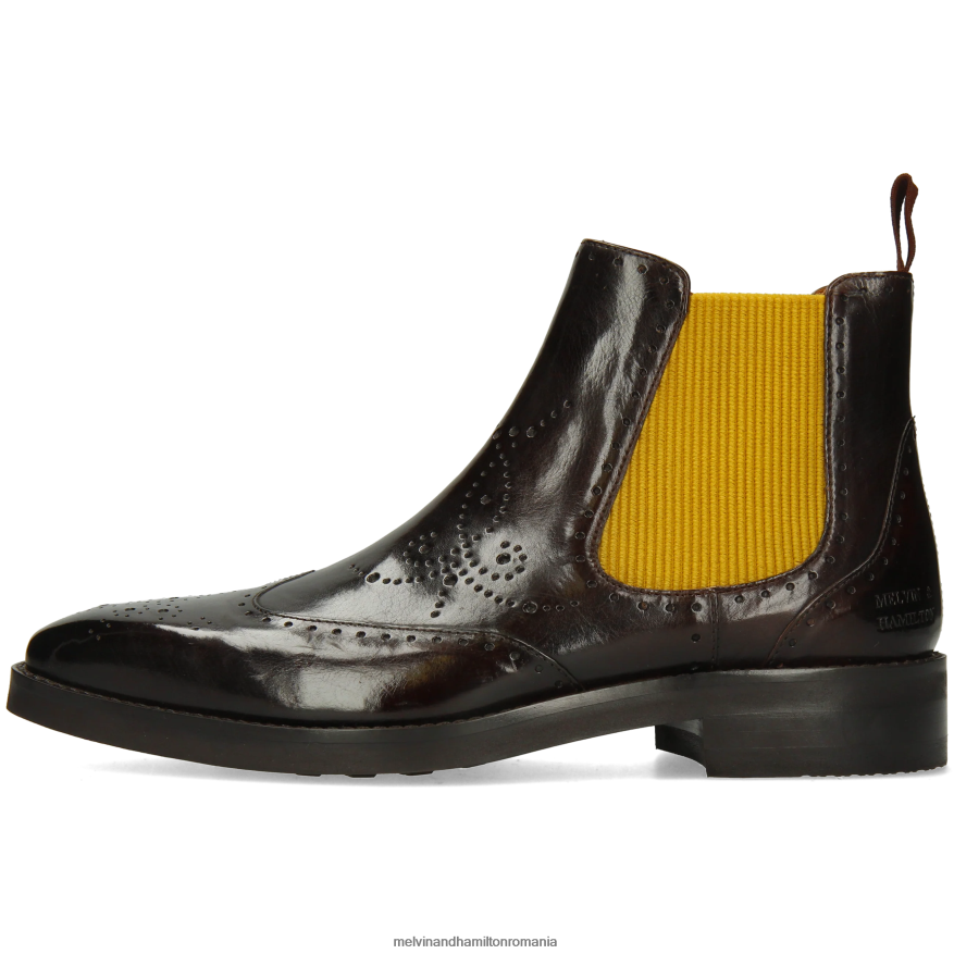 bărbați Melvin & Hamilton Jeff 35 maro Botine 2R24J499