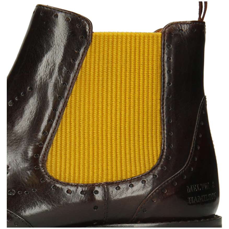 bărbați Melvin & Hamilton Jeff 35 maro Botine 2R24J499