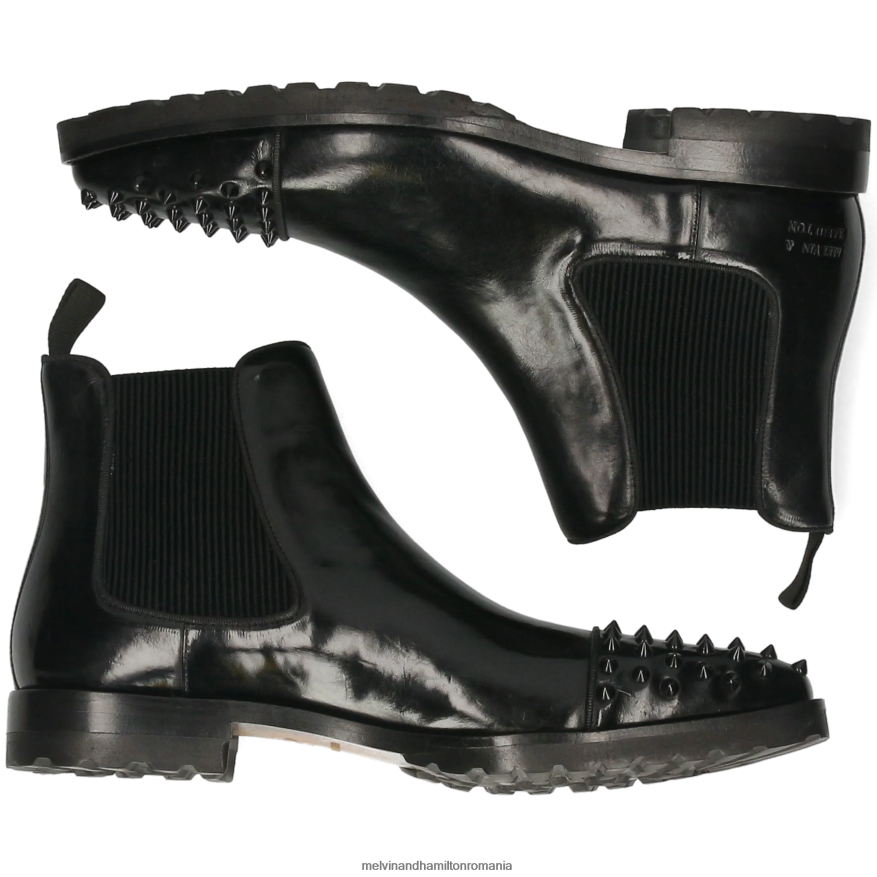 bărbați Melvin & Hamilton Lewis 57 negru Botine 2R24J478