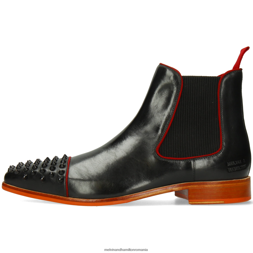 bărbați Melvin & Hamilton Lewis 57 negru Botine 2R24J48
