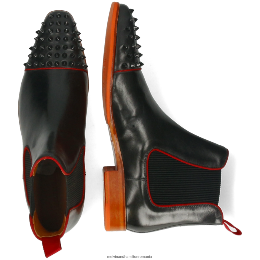 bărbați Melvin & Hamilton Lewis 57 negru Botine 2R24J48