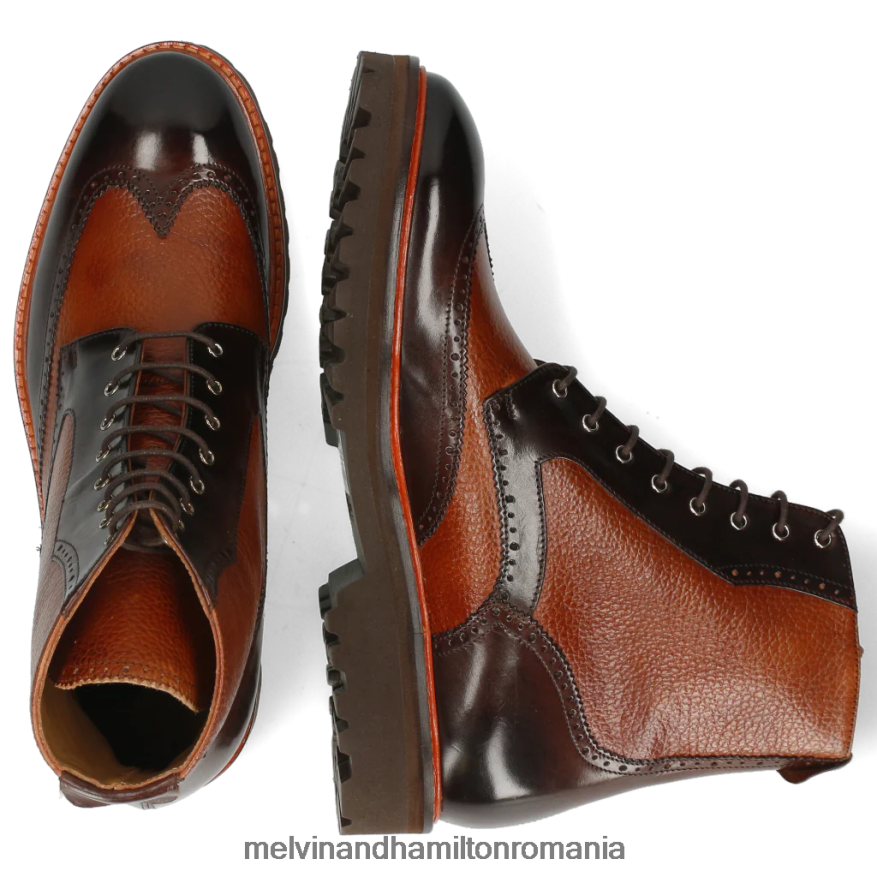 bărbați Melvin & Hamilton Matei 43 maro Botine 2R24J4118