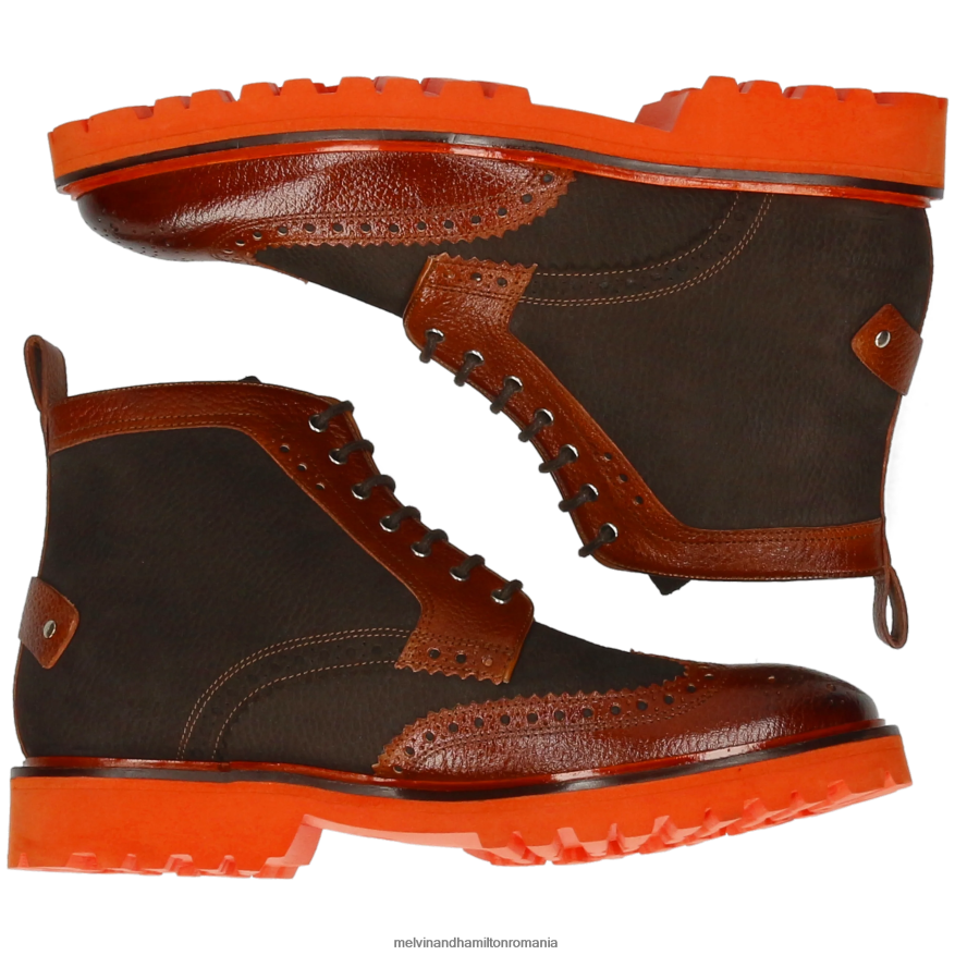 bărbați Melvin & Hamilton Matei 48 maro Botine 2R24J497