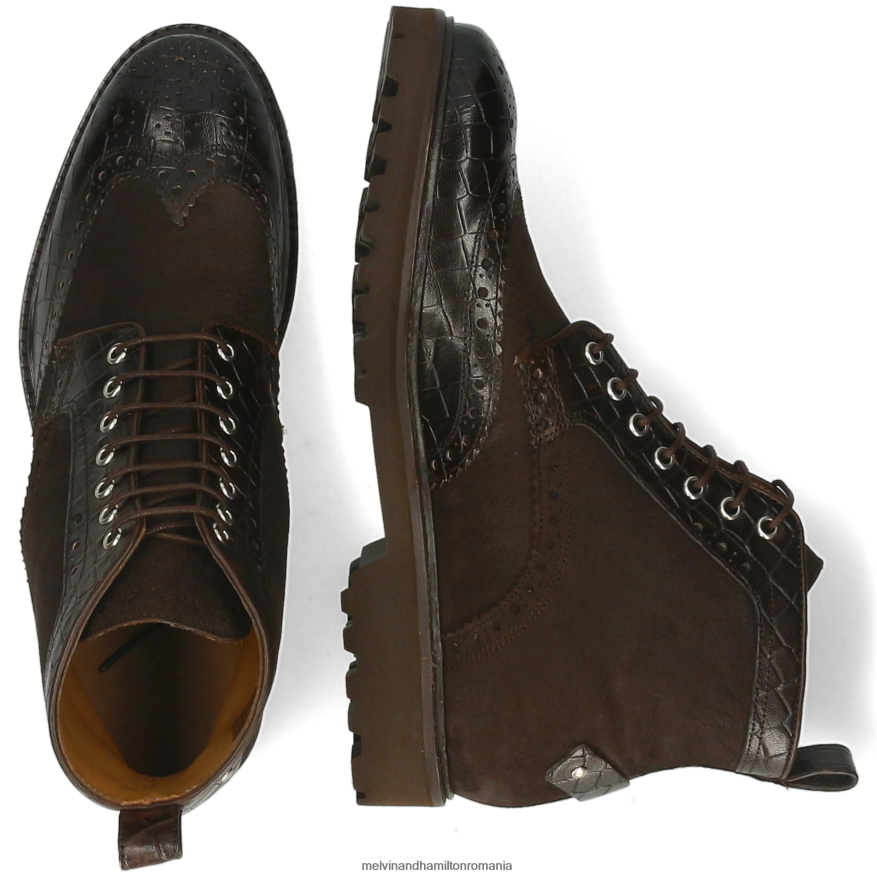 bărbați Melvin & Hamilton Matei 48 maro Botine 2R24J498