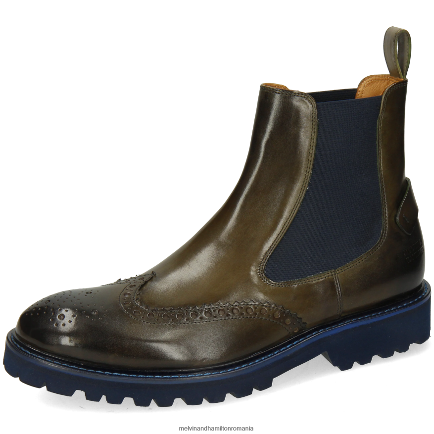 bărbați Melvin & Hamilton Matei 49 kaki Botine 2R24J482