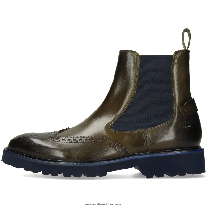 bărbați Melvin & Hamilton Matei 49 kaki Botine 2R24J482
