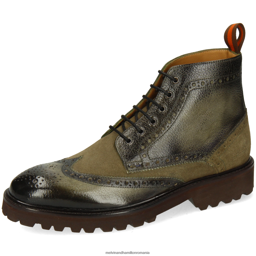 bărbați Melvin & Hamilton Matei 7 kaki Botine 2R24J475