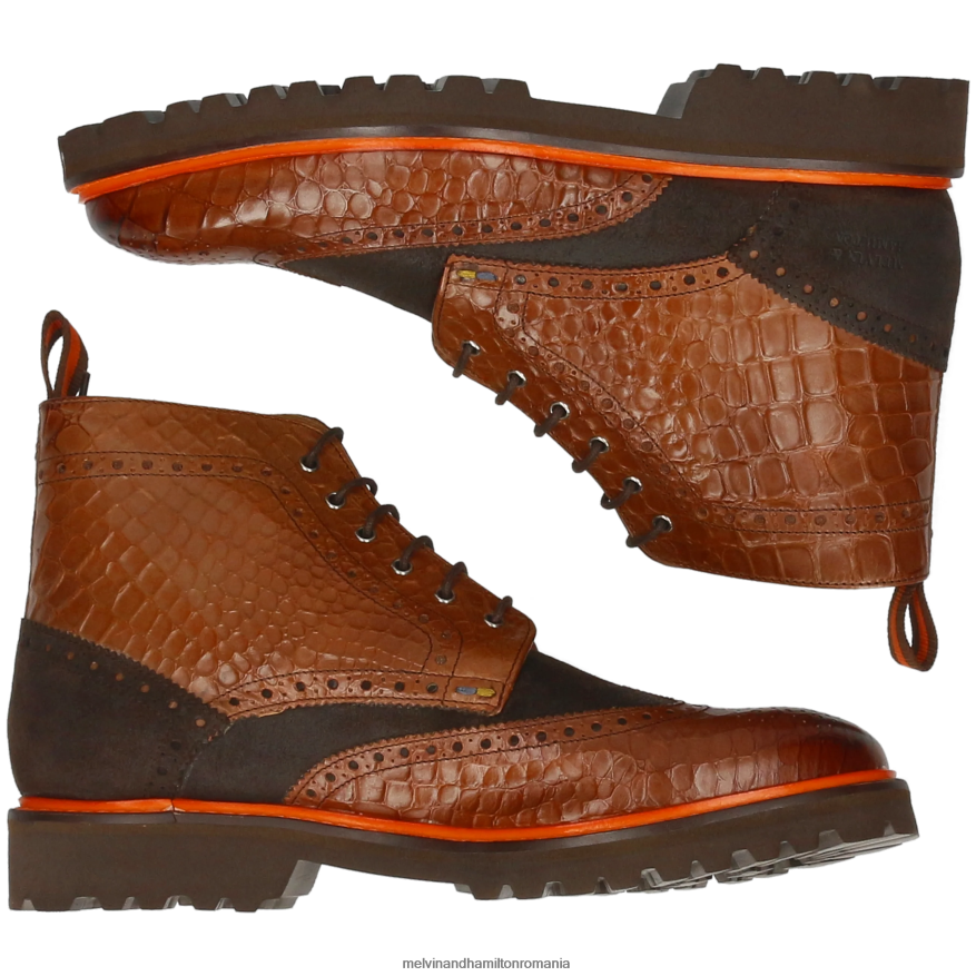 bărbați Melvin & Hamilton Matei 7 maro Botine 2R24J496