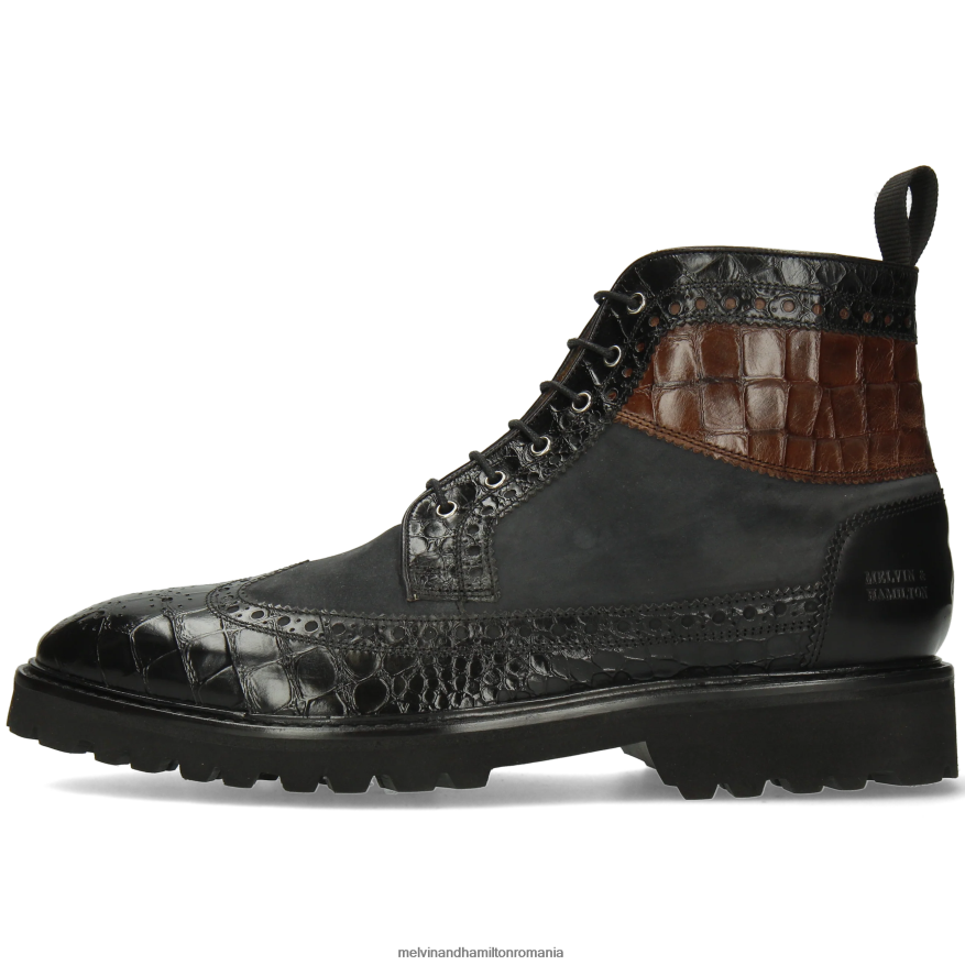 bărbați Melvin & Hamilton Matei 9 negru Botine 2R24J464