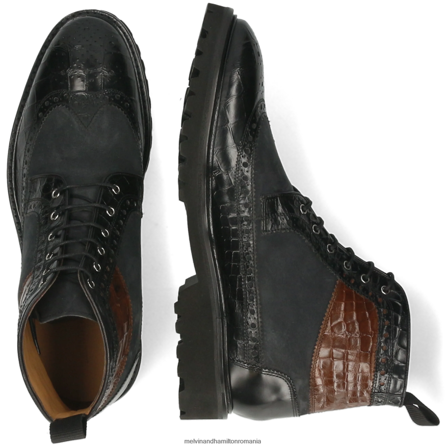 bărbați Melvin & Hamilton Matei 9 negru Botine 2R24J464