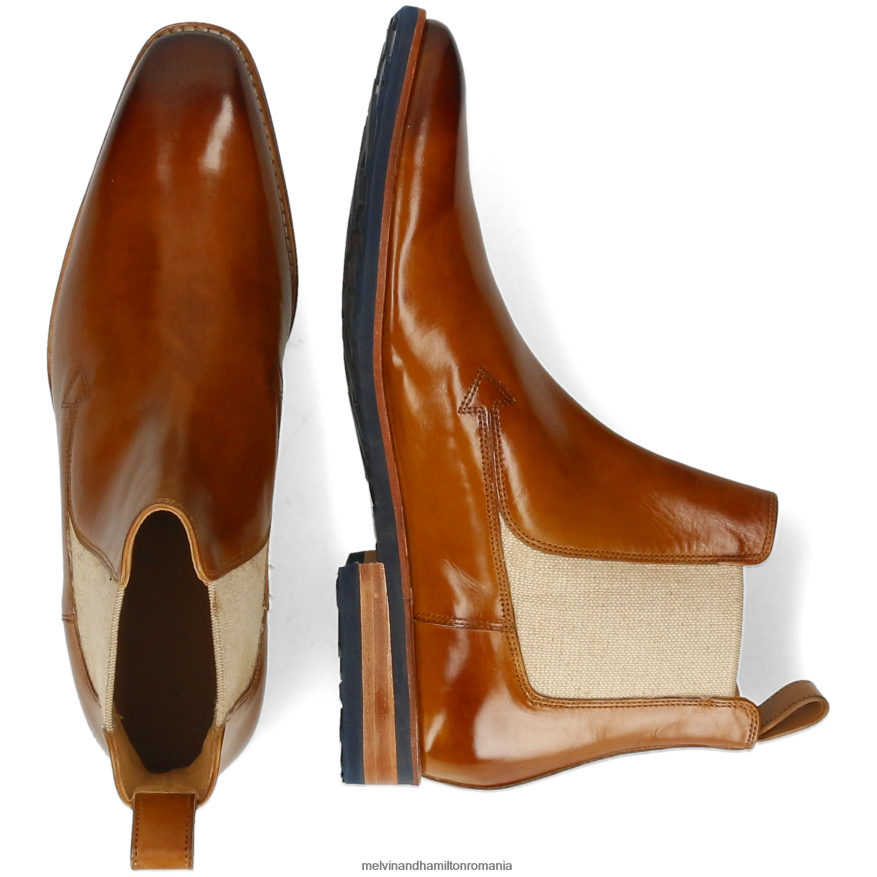 bărbați Melvin & Hamilton Ryder 12 maro Botine 2R24J444