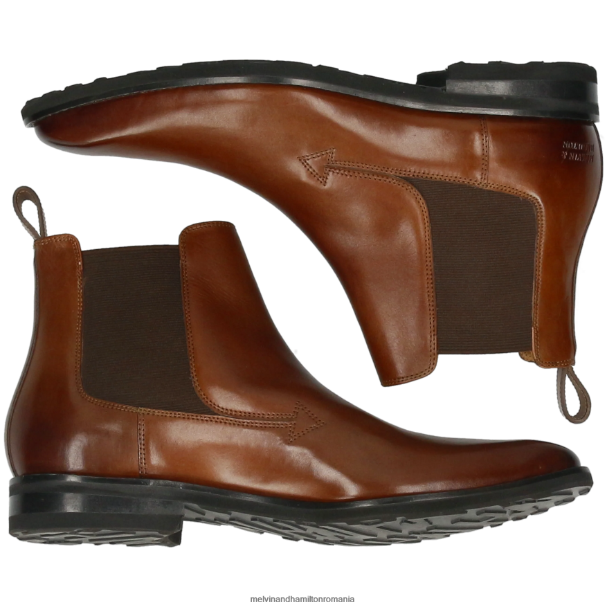 bărbați Melvin & Hamilton Ryder 12 maro Botine 2R24J455