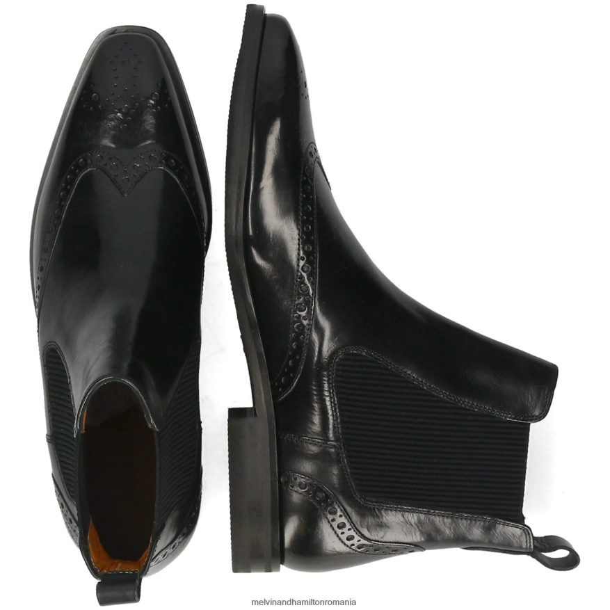 bărbați Melvin & Hamilton alex 9 negru Botine 2R24J474