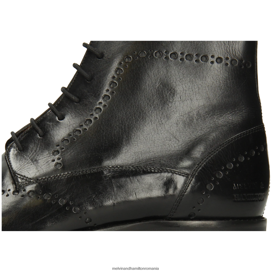 bărbați Melvin & Hamilton bobby 9 negru Botine 2R24J426