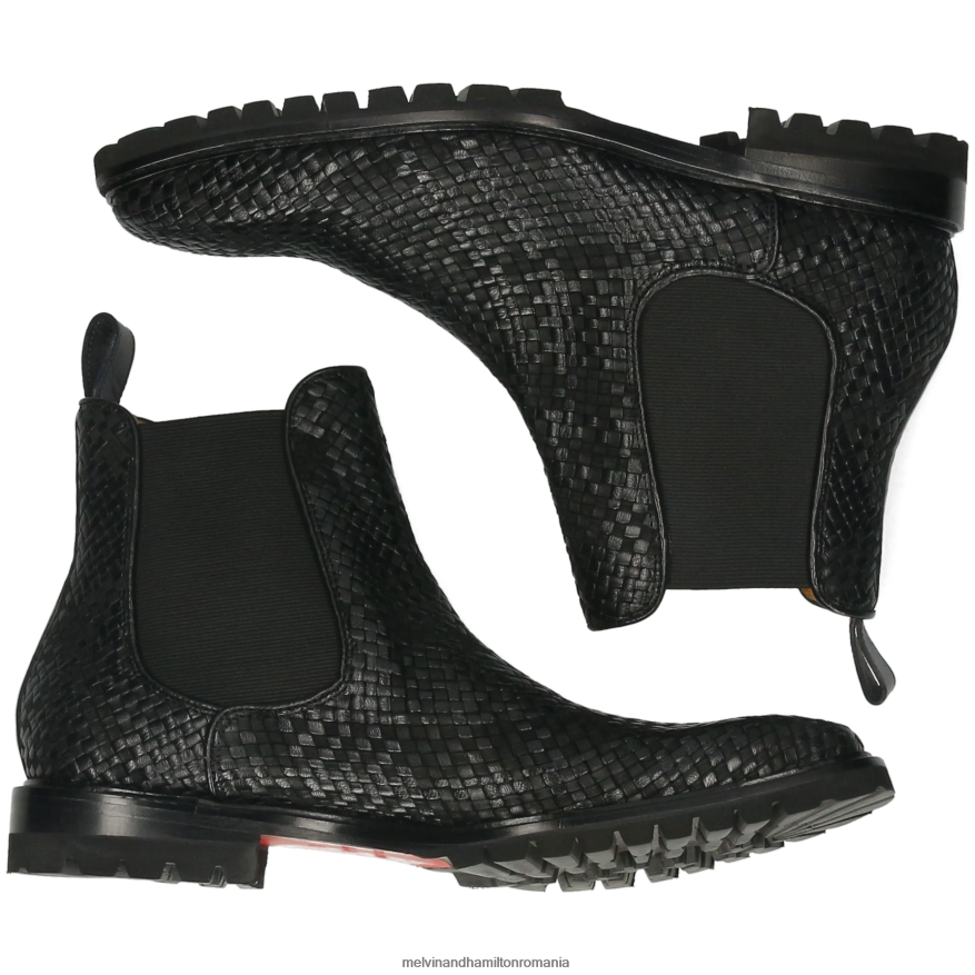 bărbați Melvin & Hamilton carlo 5 negru Botine 2R24J4122