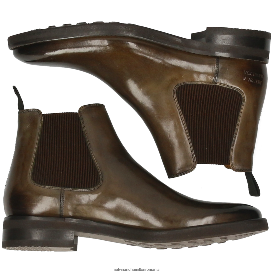 bărbați Melvin & Hamilton clint 7 kaki Botine 2R24J459