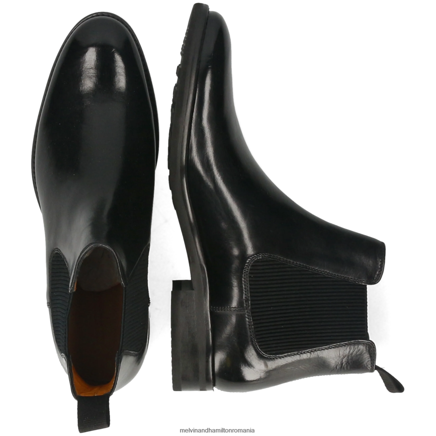 bărbați Melvin & Hamilton clint 7 negru Botine 2R24J44