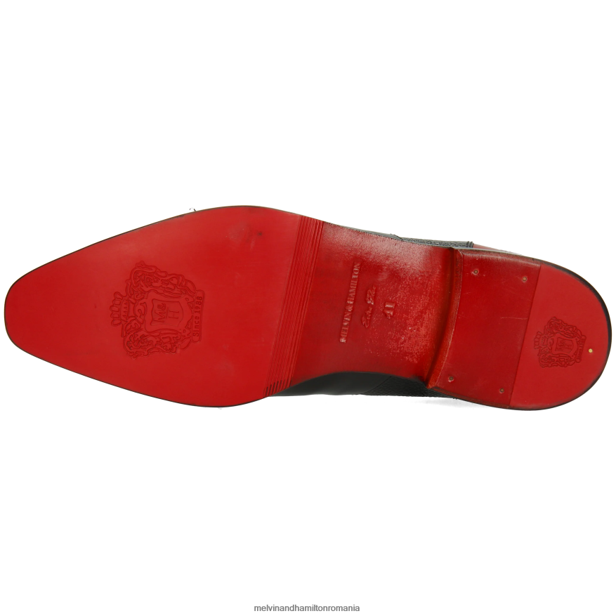 bărbați Melvin & Hamilton elvis 12 negru Botine 2R24J411