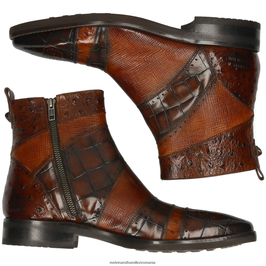bărbați Melvin & Hamilton elvis 26 maro Botine 2R24J495