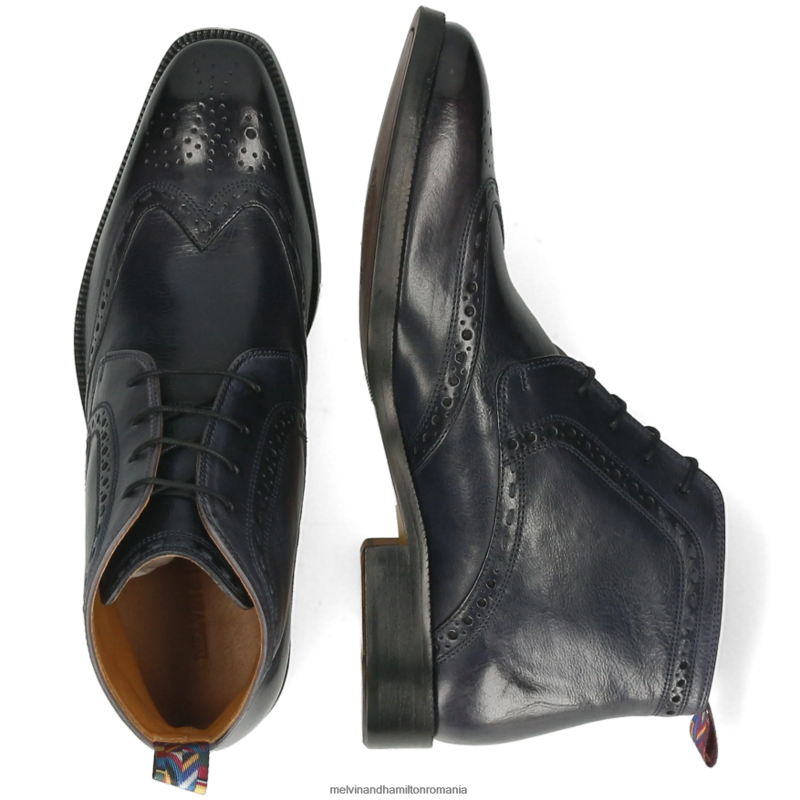 bărbați Melvin & Hamilton jeff 7 albastru Botine 2R24J4109