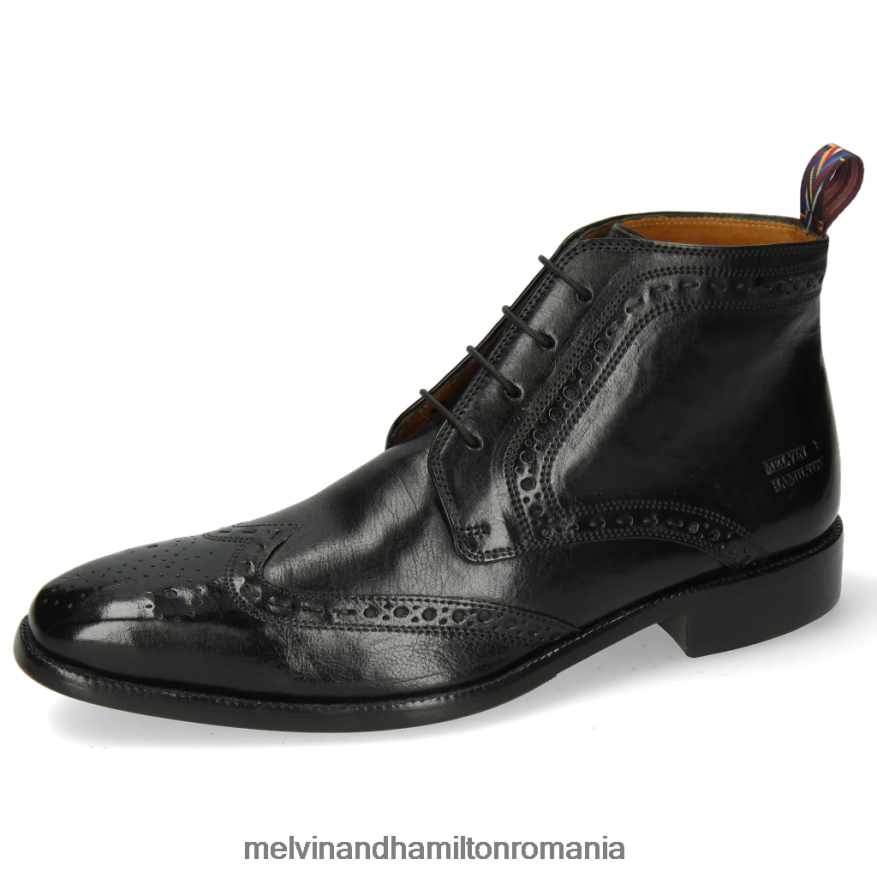 bărbați Melvin & Hamilton jeff 7 negru Botine 2R24J4126