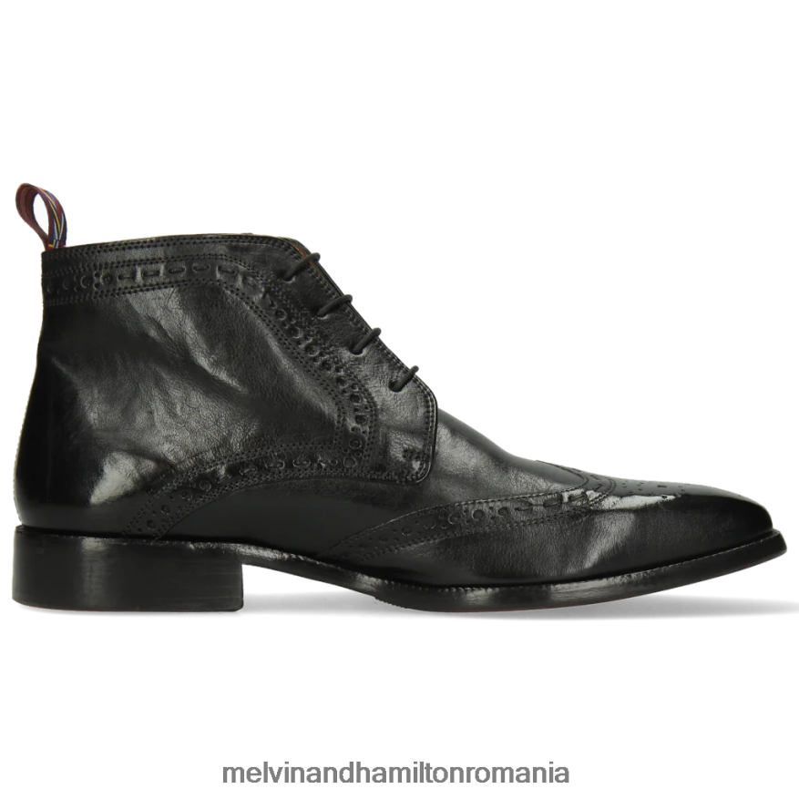 bărbați Melvin & Hamilton jeff 7 negru Botine 2R24J4126