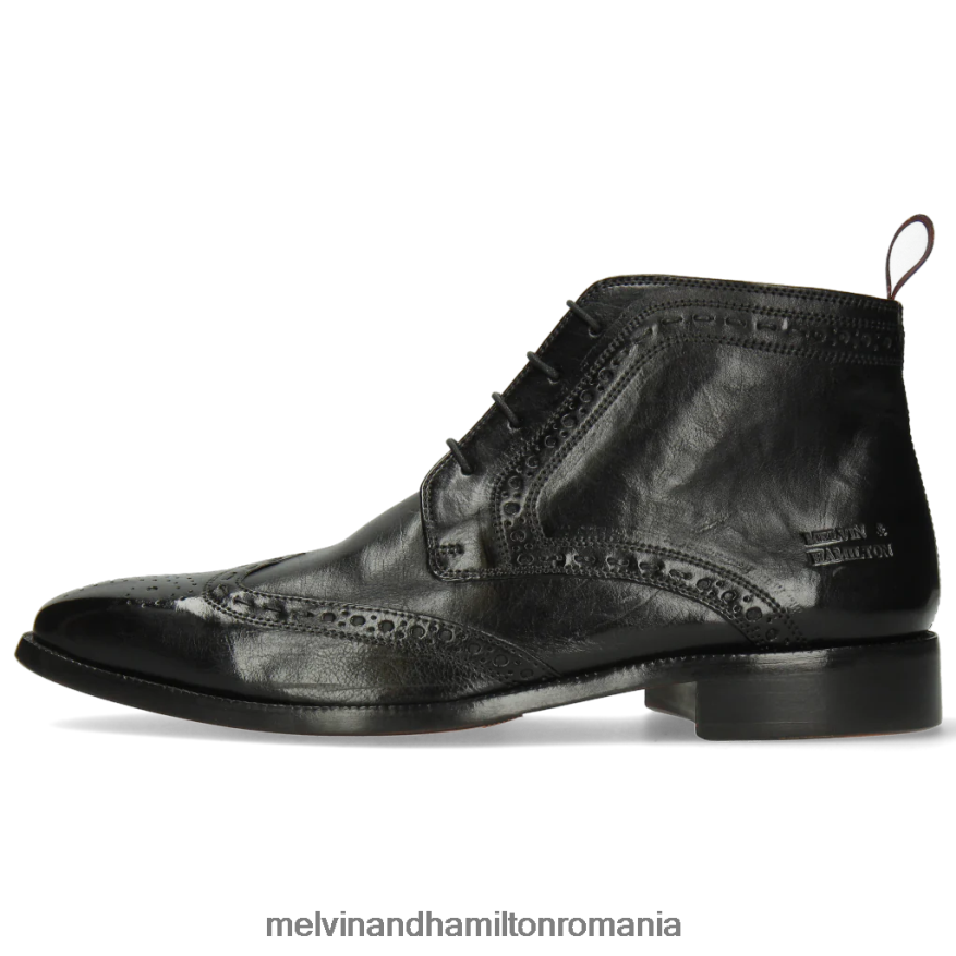 bărbați Melvin & Hamilton jeff 7 negru Botine 2R24J4126