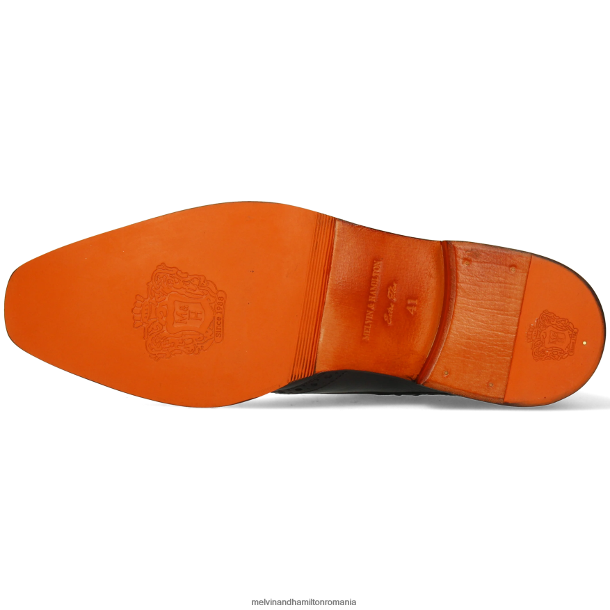 bărbați Melvin & Hamilton jeff 7 negru Botine 2R24J46