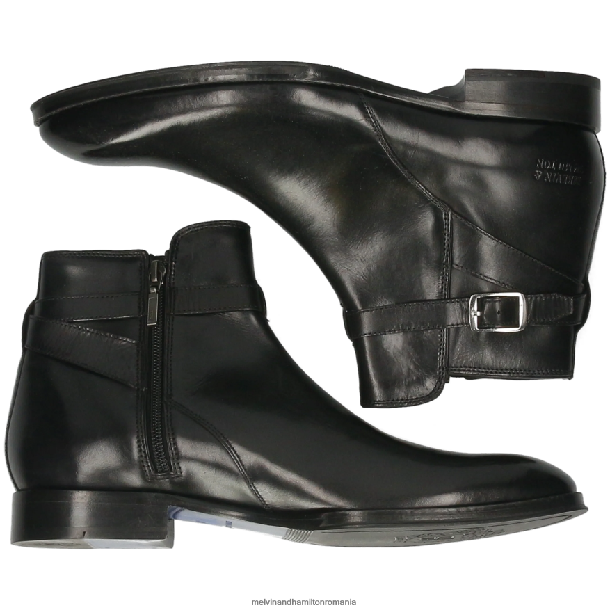 bărbați Melvin & Hamilton kane 1 negru Botine 2R24J4125