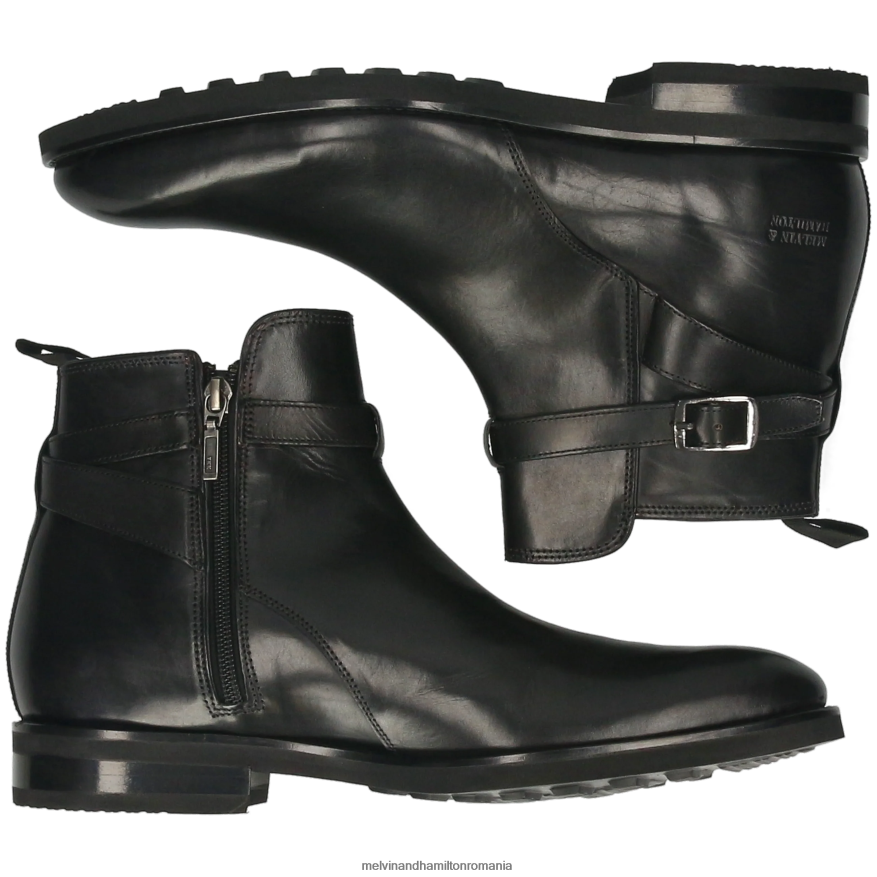 bărbați Melvin & Hamilton kane 1 negru Botine 2R24J491