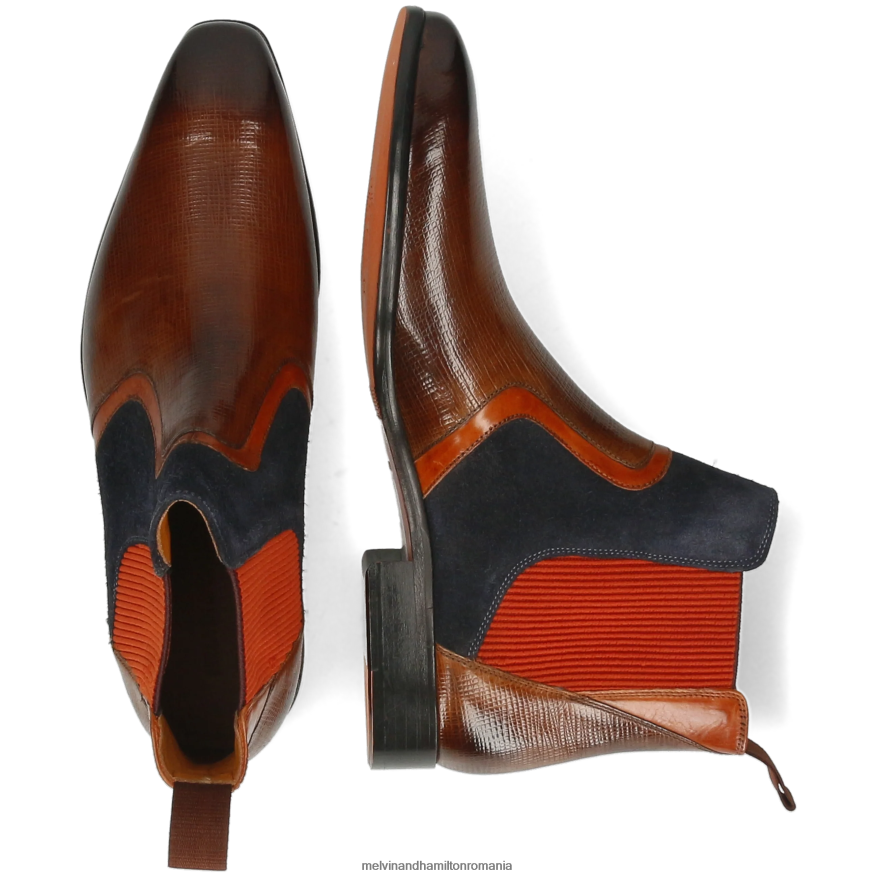 bărbați Melvin & Hamilton lewis 26 maro Botine 2R24J4115