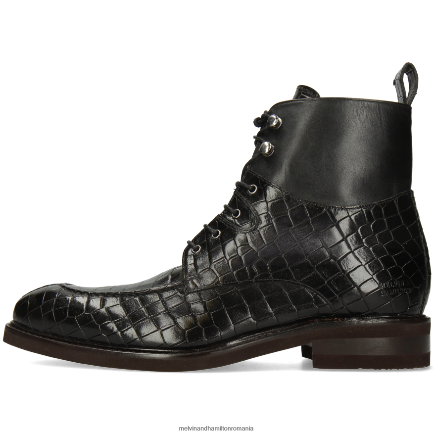bărbați Melvin & Hamilton parker 3 negru Botine 2R24J458