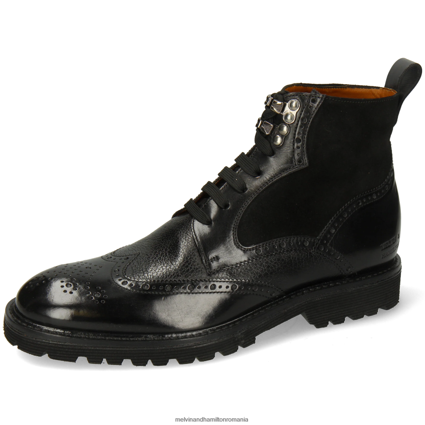 bărbați Melvin & Hamilton trevor 34 negru Botine 2R24J462